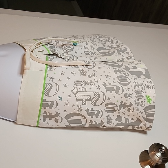 Fox Racing Board Shorts, White, Gray, Size 5 - Picture 3 of 8